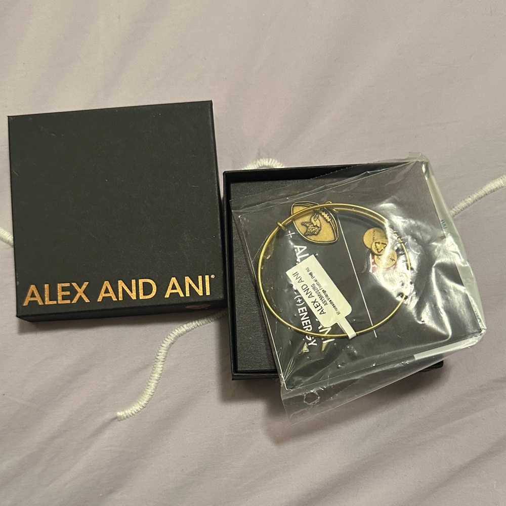 Alex and Ani Gold Charm Bracelet MINNESOTA VIKINGS